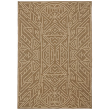 Brown Erinome Machine Washable Indoor/Outdoor Rug