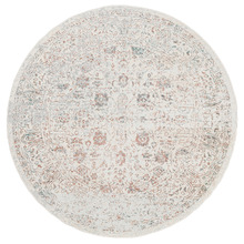 Vespera Rye Traditional Round Rug