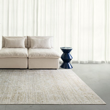Cream Astoria Traditional Machine Washable Rug
