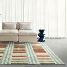 Green & Brown Madison Machine Washable Rug
