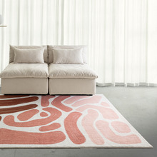 Pink Morris Machine Washable Rug