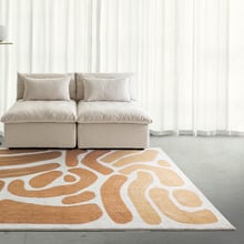 Brown Morris Machine Washable Rug