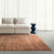 Brown Astoria Traditional Machine Washable Rug