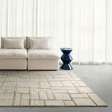 Beige Welch Machine Washable Rug