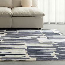 Navy Tessara Machine Washable Rug