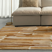 Yellow Tessara Machine Washable Rug