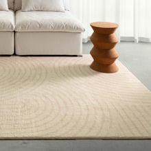 Beige Glendale Machine Washable Rug