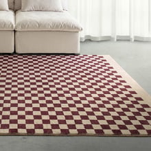 Burgundy Cordova Machine Washable Rug