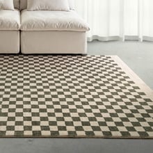 Green Cordova Machine Washable Rug