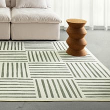 Green Naila Machine Washable Indoor/Outdoor Rug