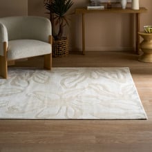 Flora Soft Lustre Textured Easy Care Rug