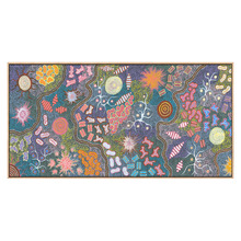 Waterhole Bush Tucker Dreaming Canvas Wall Art