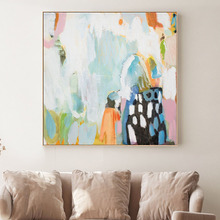 B W Abstract Canvas Wall Art