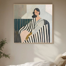 Woman in Recline Canvas Wall Art