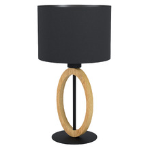 Basildon Rubberwood Table Lamp