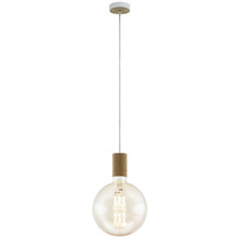 Tavistock Rubberwood Suspension Cord Pendant Light