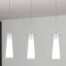 Pinto Chrome Steel 3 Light Pendant