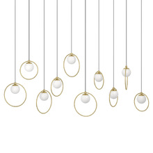 Oblong Portocolom 10 Light LED Pendant