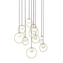 Round Portocolom 10 Light LED Pendant