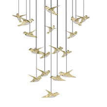 Paratebueno Steel LED 17 Light Pendant