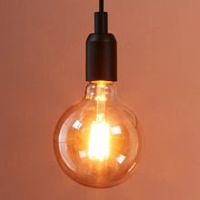 Golden Age E27 Golf Ball 4W Amber 17cm LED Filament Bulb