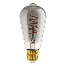 Carl E27 Drop 4W Transparent Black LED Filament Bulb