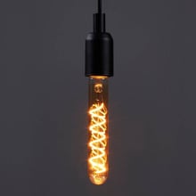 Quasar E27 Tubular 4W Amber 18.5cm LED Filament Bulb
