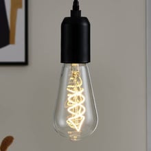 Glintz E27 Drop ST64 7.3W LED Spiral Filament Bulb