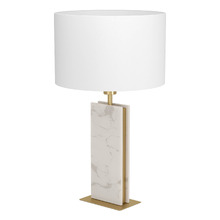 Belesar Steel & Marble Table Lamp