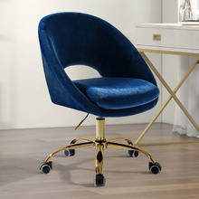 Kezia Velvet Office Chair