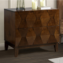 Sauron 2 Drawer Bedside Table