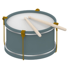Flexa 3 Piece Wooden Drum Set