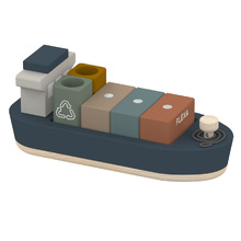 Flexa 6 Piece Container Ship Toy Set