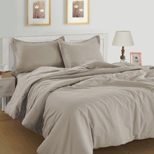 Neutral Organic Washed Cotton Quilt Cover Set