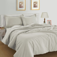 Mineral Organic Washed Cotton Quilt Cover Set