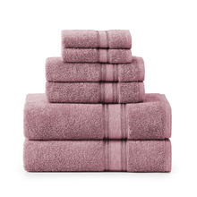 6 Piece Cotton Bathroom Towel Set