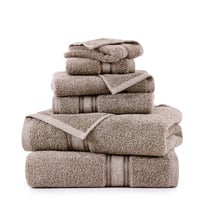 6 Piece Cotton Bathroom Towel Set