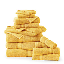 12 Piece Cotton Bathroom Towel Set