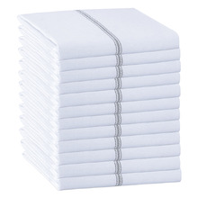 Striped Cotton Tea Towels (Set of 12)