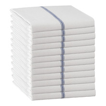 Striped Cotton Tea Towels (Set of 12)