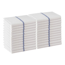 Striped Cotton Tea Towels (Set of 24)