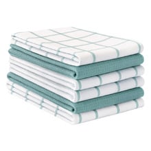 6 Piece Klara Cotton Tea Towel Set