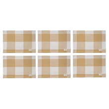 Kendra Cotton-Blend Placemats (Set of 6)