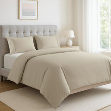 Neutral Organic Washed Cotton Quilt Cover Set
