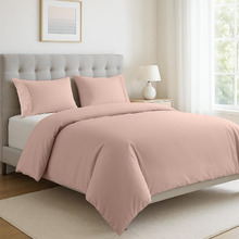 Sepia Rose Organic Washed Cotton Quilt Cover Set