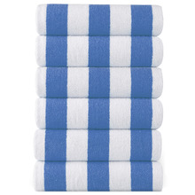 Cabana Cotton Terry Beach Towels (Set of 6)