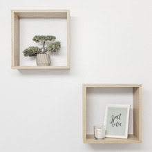 Bergen Cube Shelves (Set of 2)