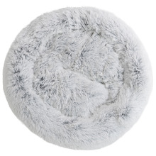 Oval Faux Fur Pet Bed