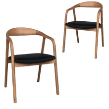Jessie Ash Wood Dining Chairs (Set of 2)