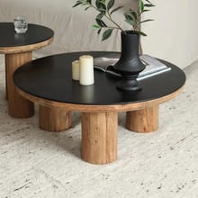 Taran Round Recycled Wood Coffee Table